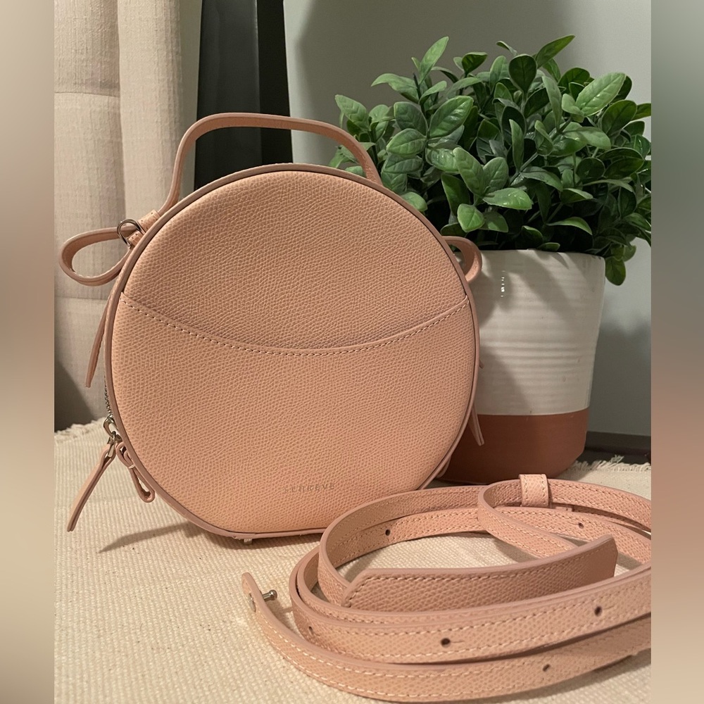 Senreve Circa bag pebbled blush